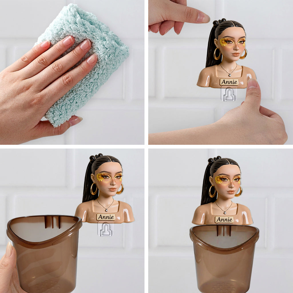 Beauty Bestie - Personalized Makeup Wall Multi Holder