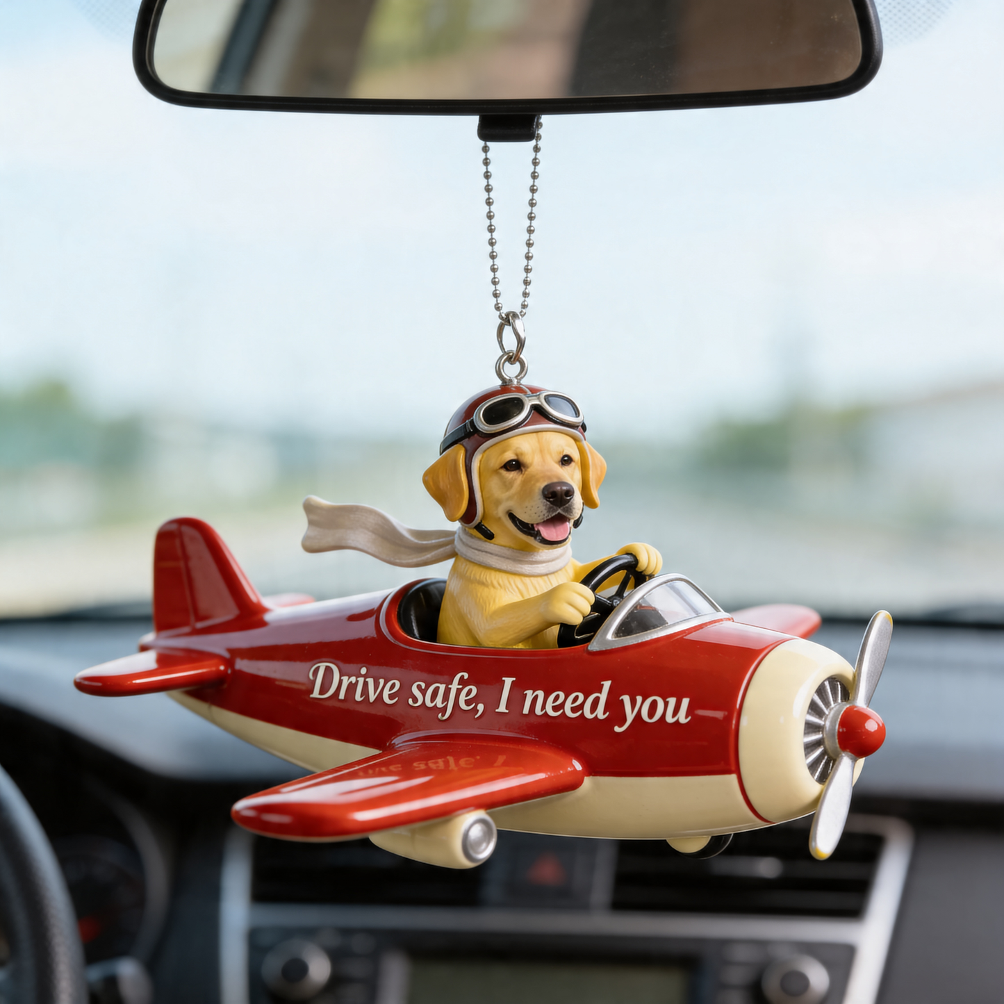 Dog Mom Gift, Pet Mom, Dog Cat Lovers - Personalized Dog Car Ornament