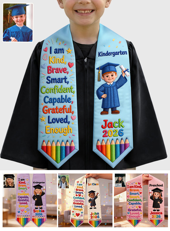 Graduation Day - Personalized Kid Graduation Stole