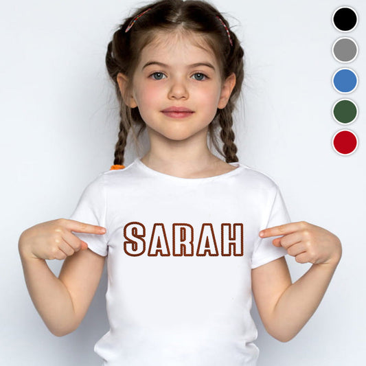 Custom Name - Personalized Daughter Embroidered T-shirt