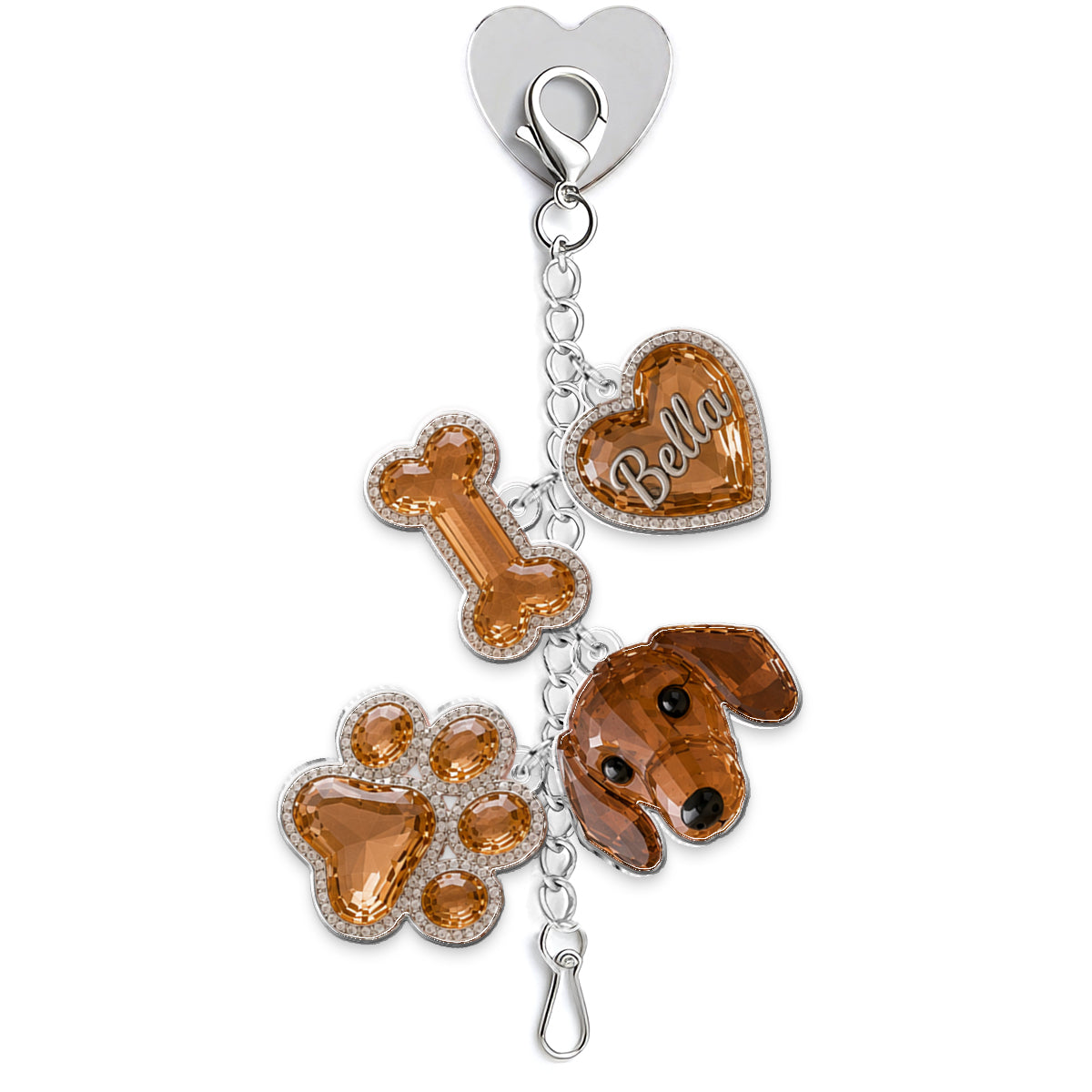 Custom Any Photo Fur Babies - Personalized Dog Dangling Charms