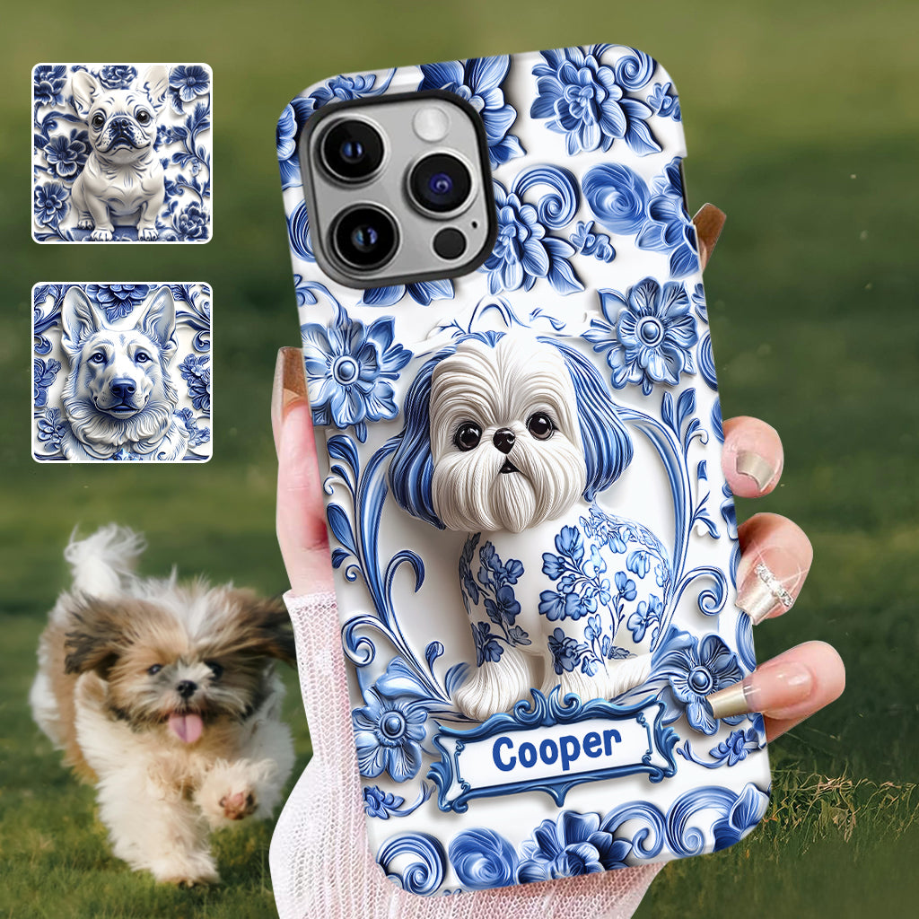 Cute Dog - Personalized Dog Full Print Phone Case