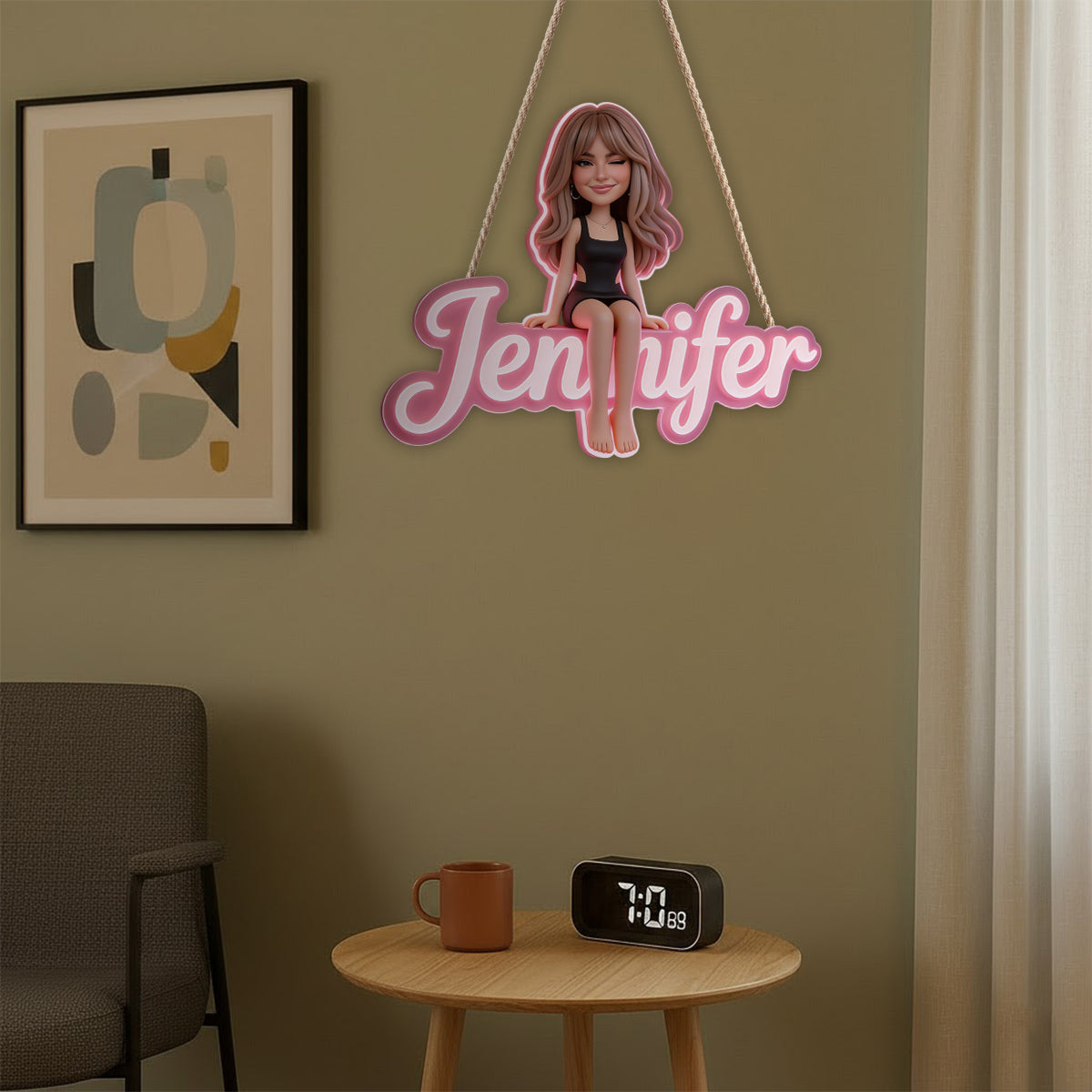 Custom Any Photo - Personalized Self Love LED Light Acrylic Sign