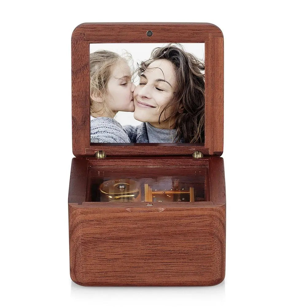 Custom Photo Wooden Music Box - gift for anyone - Personalized Music Box