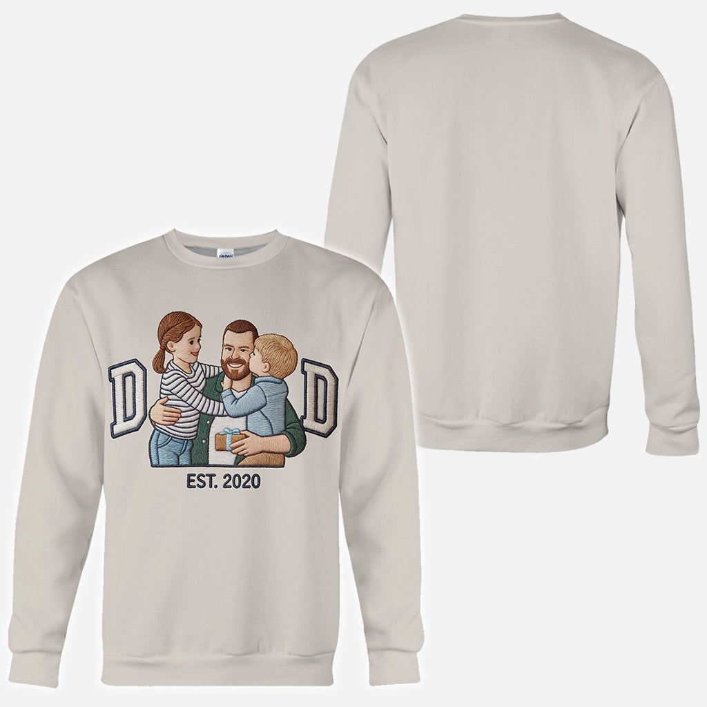 Dad Established - Personalized Father All Over Shirt