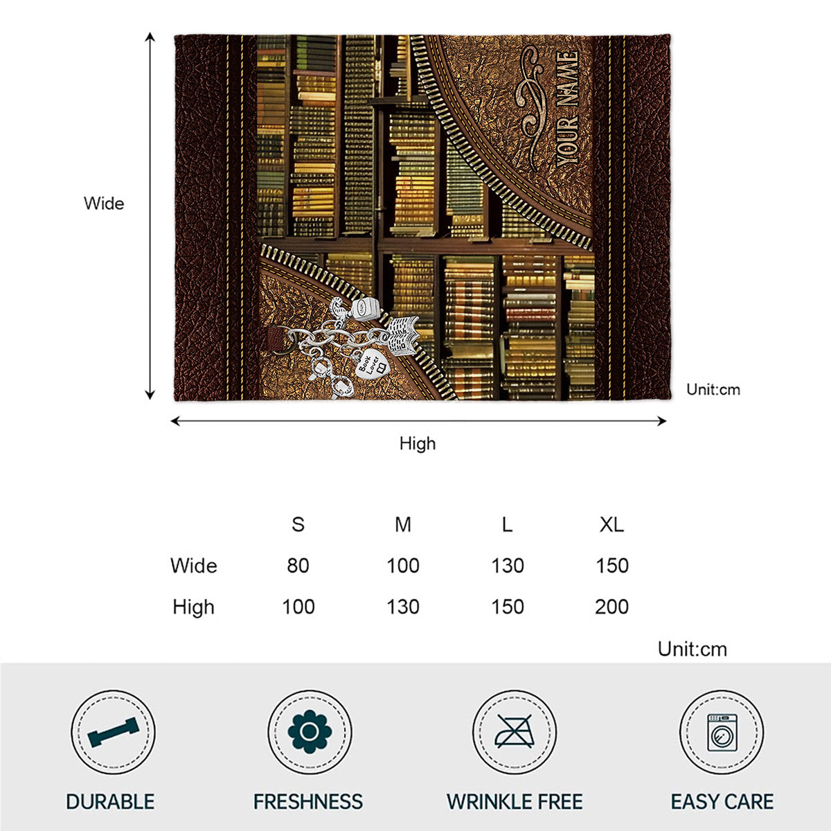 Library - Personalized Librarian Blanket