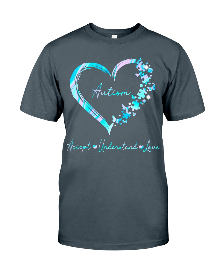 Accept Understand Love - Autism Awareness T-shirt and Hoodie 0921
