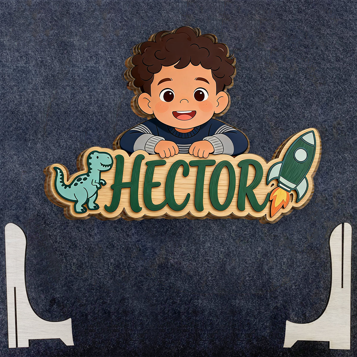 Custom Any Photo - Personalized Kid 2 Layered Wood Sign / Wood Plaque