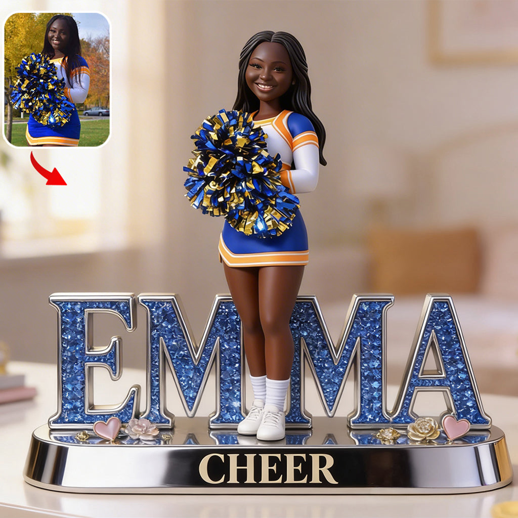 Custom Any Photo - Personalized Cheerleading Custom Shaped Acrylic Plaque
