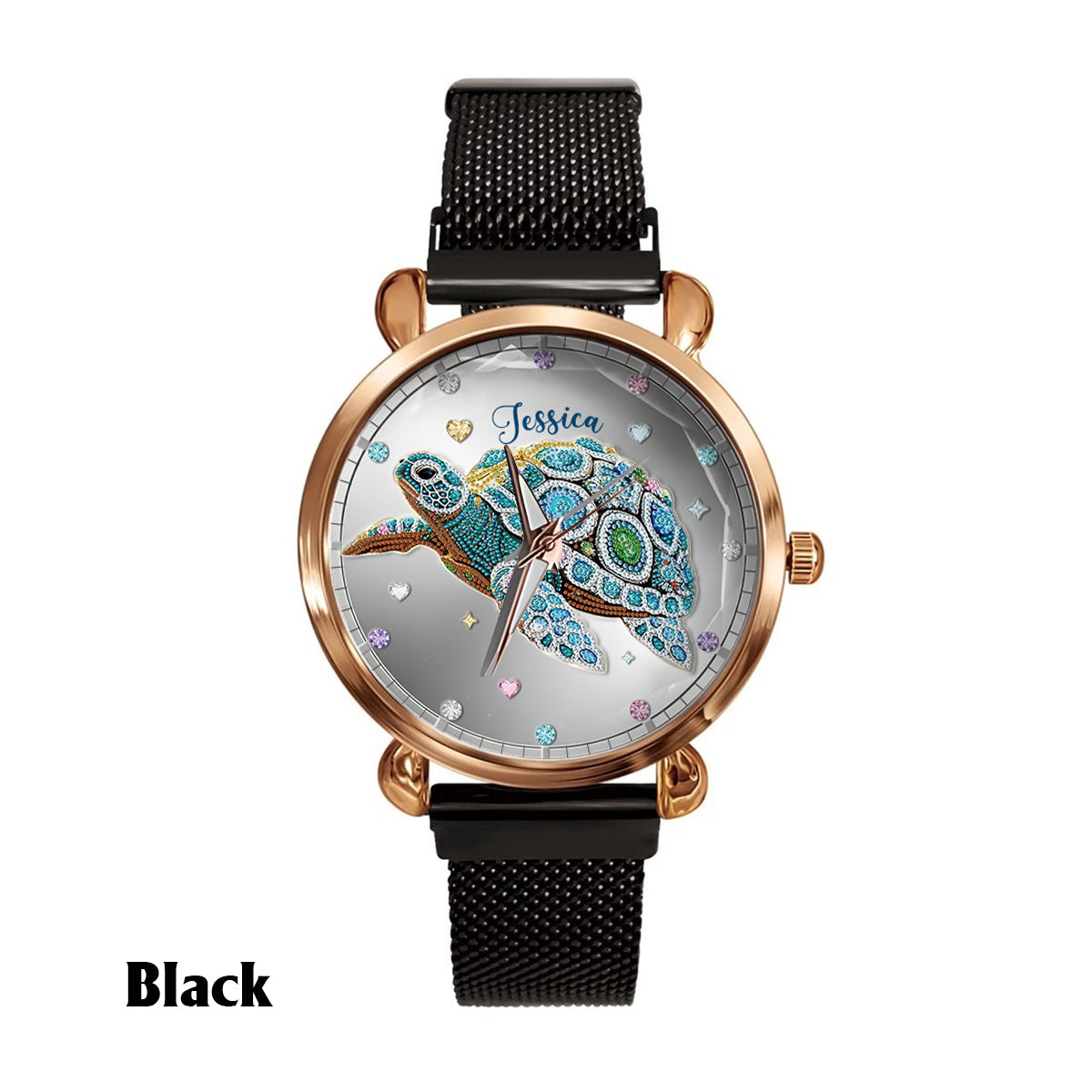 Beautiful Turtle - Personalized Turtle Women Hand Watch