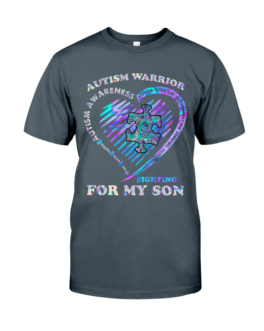 Autism Warrior - Autism Awareness T-shirt and Hoodie 0520