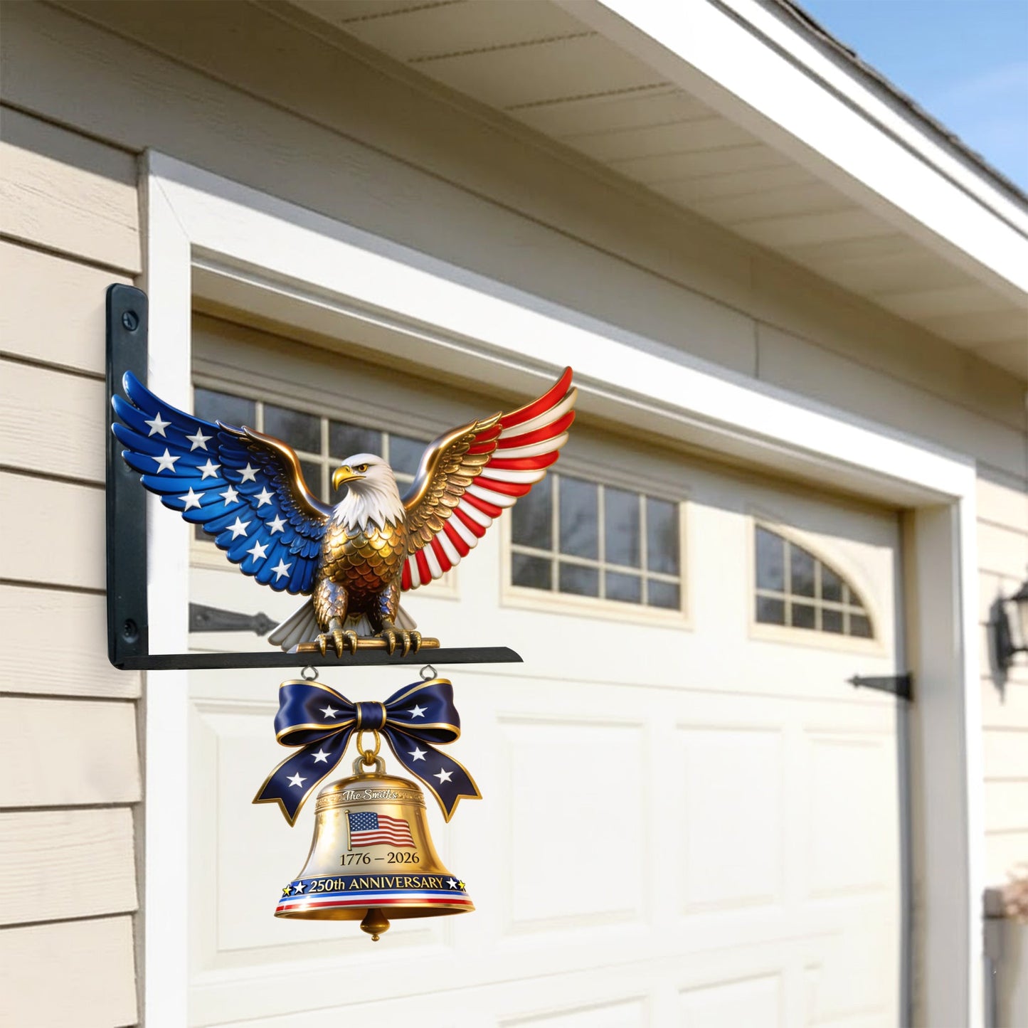 250 Years Of America - Personalized Patriot Wooden Wall Mount Sign