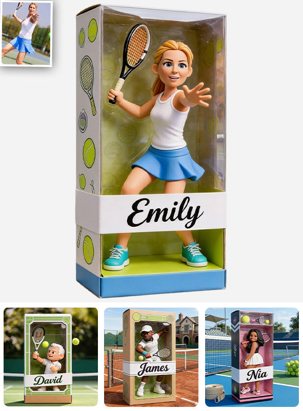 Any Sport - Tennis, Volleyball, Football, Baseball... - Personalized Tennis Custom Shaped Acrylic Plaque