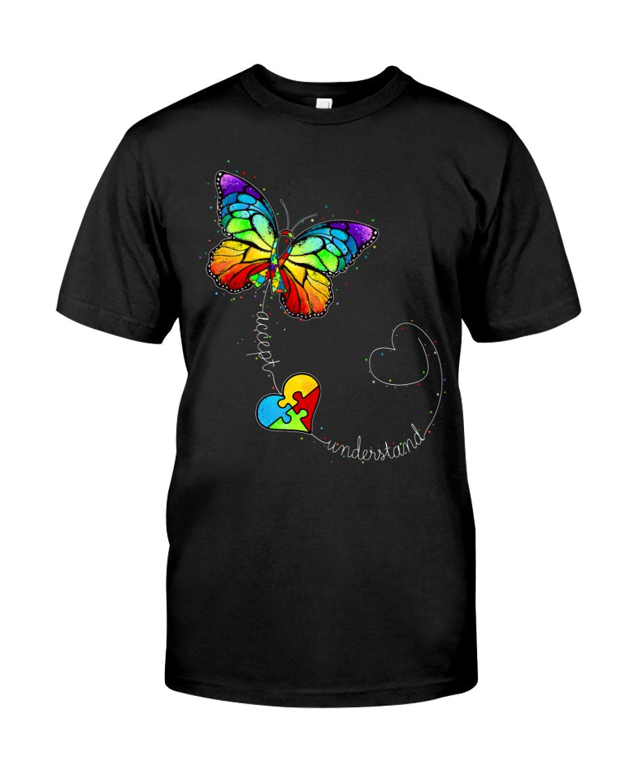Accept Understand - Autism Autism Awareness T-shirt and Hoodie 0520