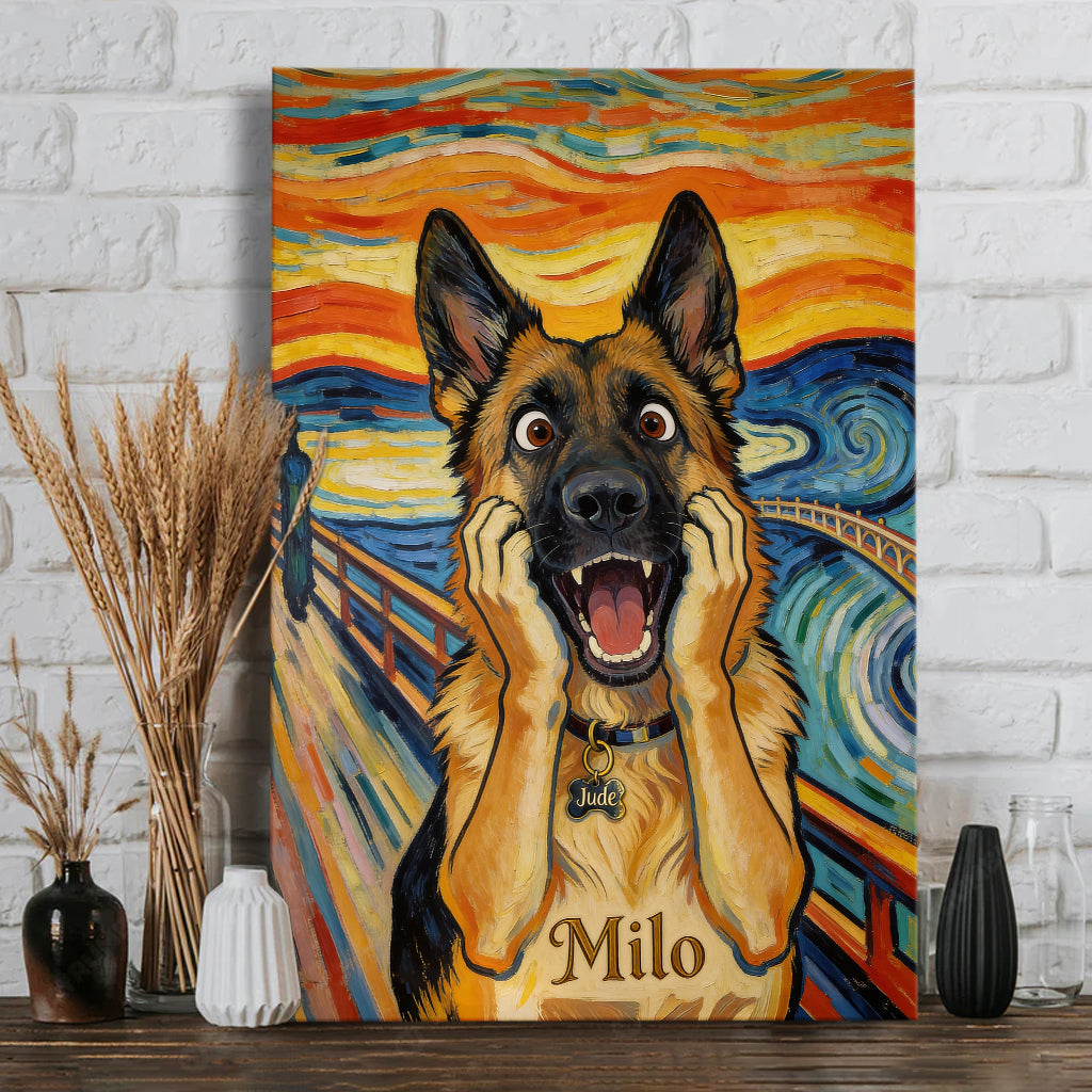 Custom Any Photo, Funny Pet - Personalized Dog Canvas And Poster
