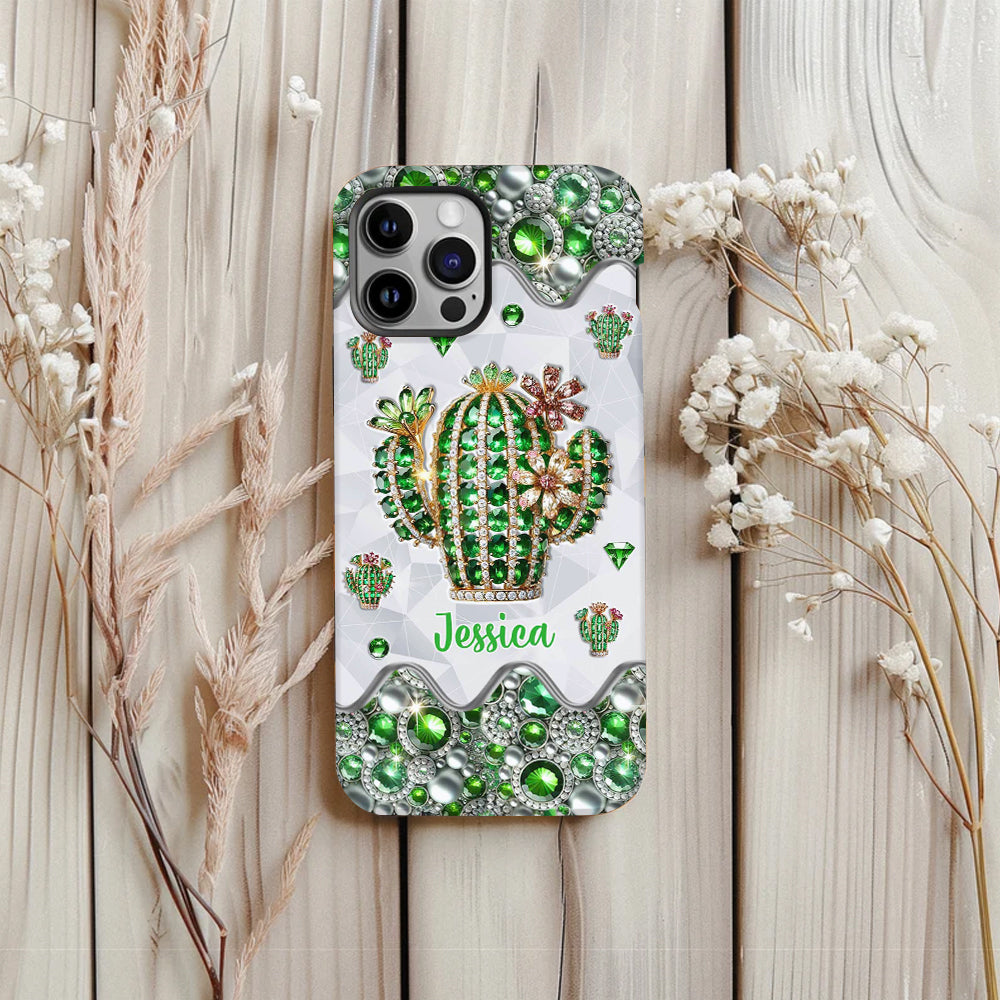 Love Cactus - Personalized Cactus Full Print Phone Case