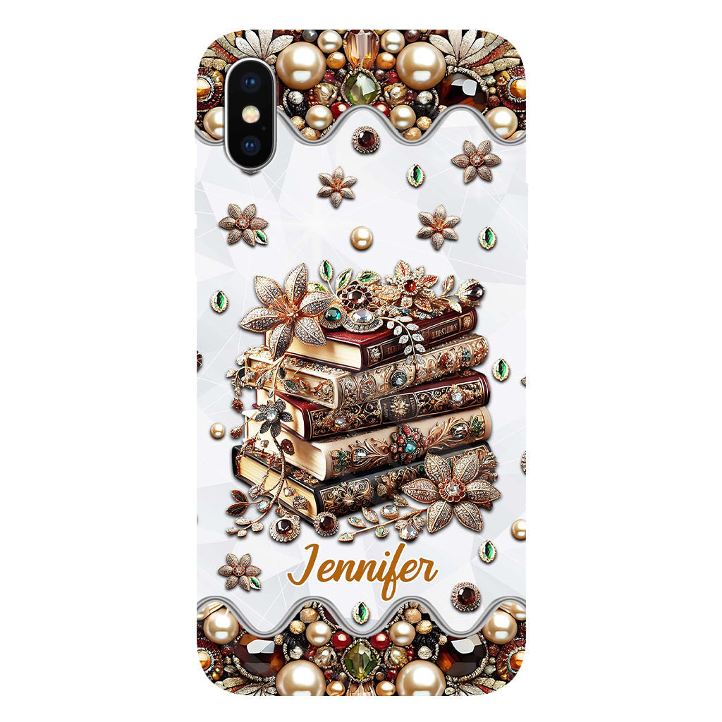 Just A Girl Who Loves Books - Personalized Book Full Print Phone Case
