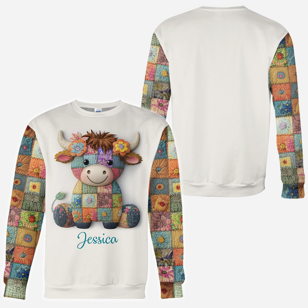 Just A Girl Who Loves Highland Cows - Personalized Highland Cow All Over Shirt