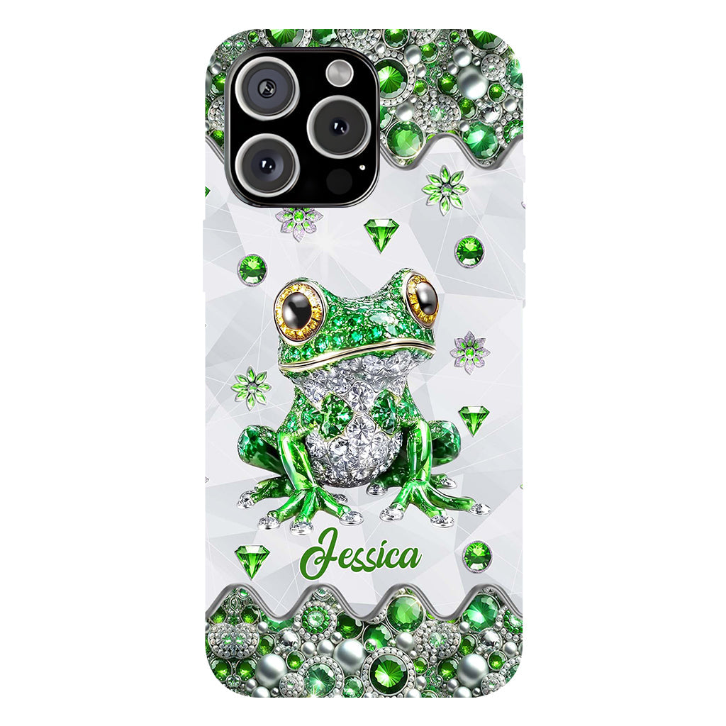 Just A Girl Who Loves Frogs - Personalized Frog Full Print Phone Case