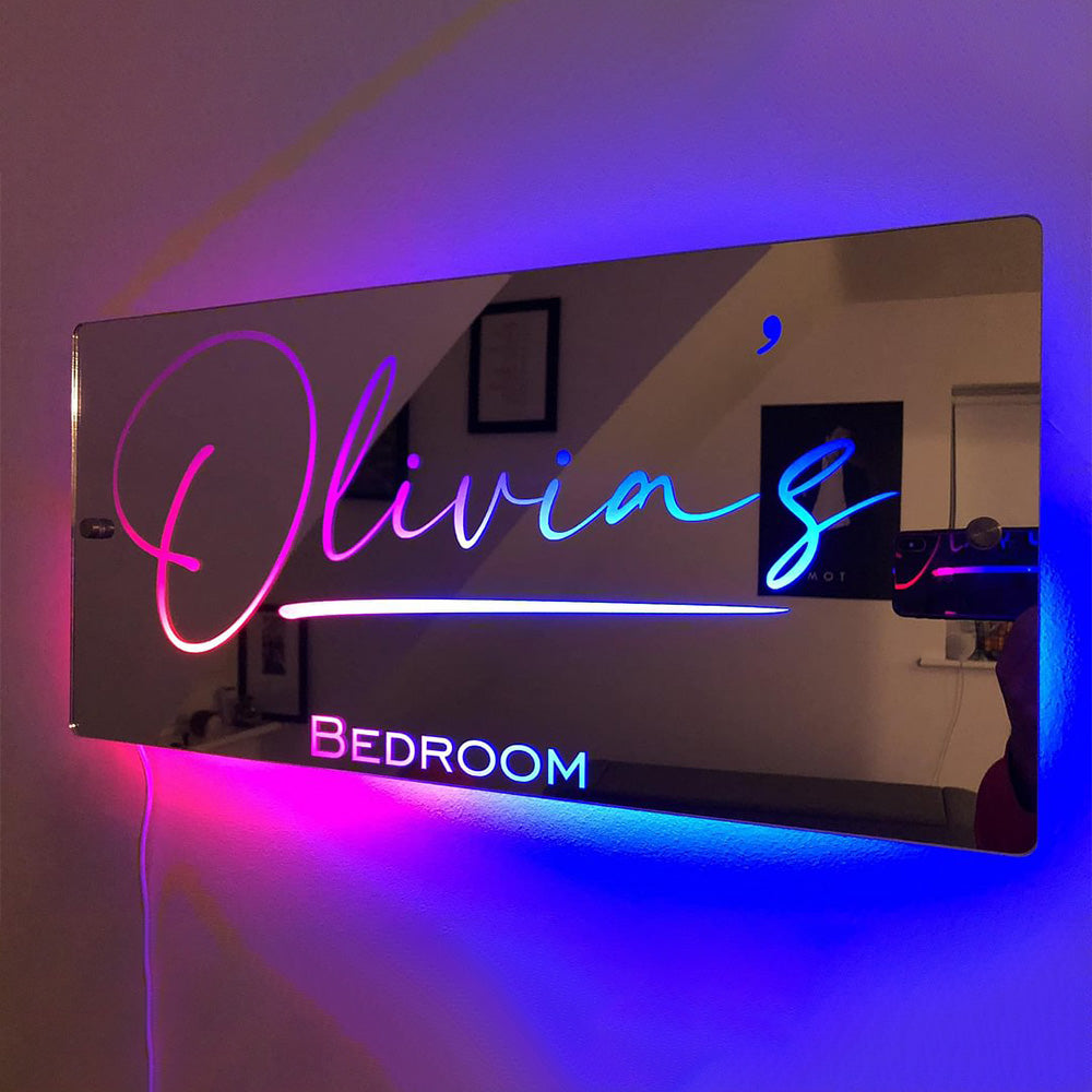 Any Name - Personalized Any Name Neon Light Mirror