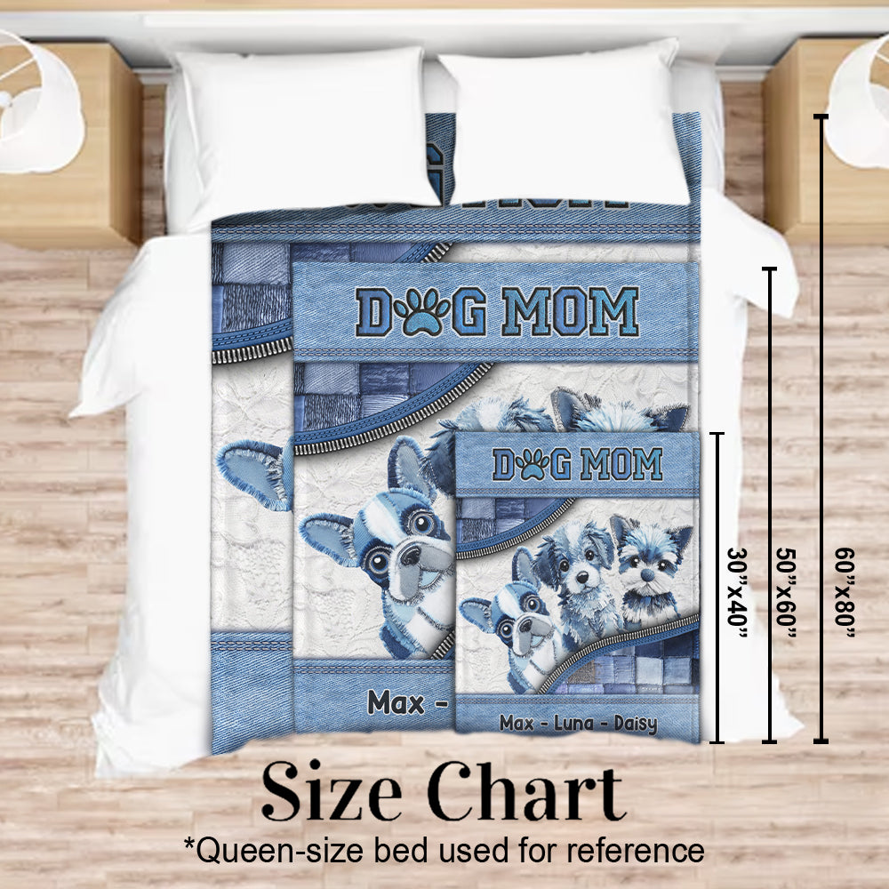 Cute Dogs - Personalized Dog Blanket