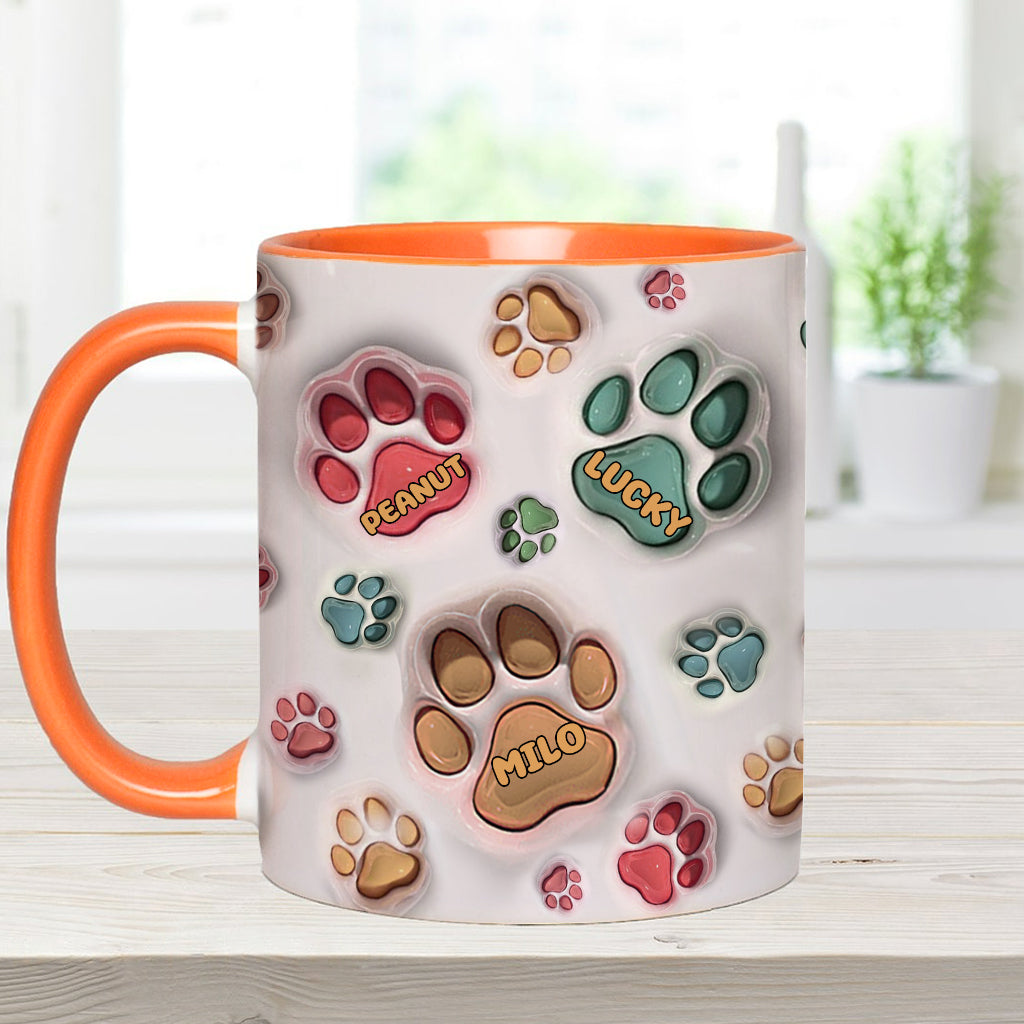 Best Dog Mom Dog Dad Cat Mom Cat Dad Ever - Personalized Dog Accent Mug