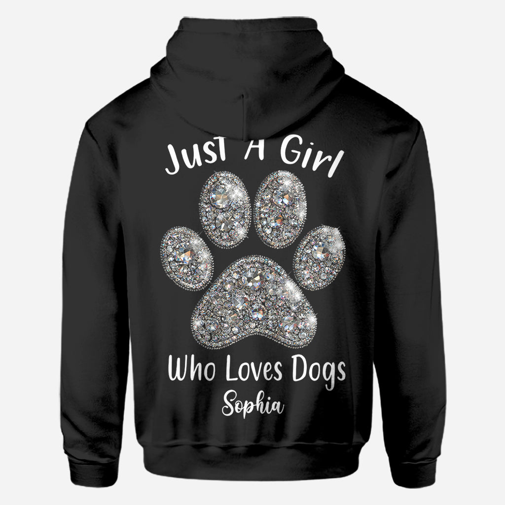 Just A Girl Who Loves Dogs - Personalized Dog All Over Shirt