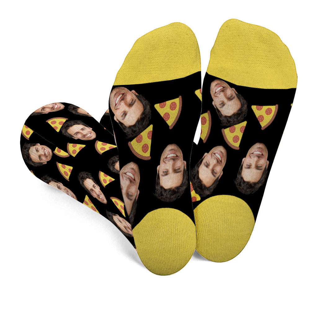 Funny Icon Pattern - Personalized Step Dad Socks