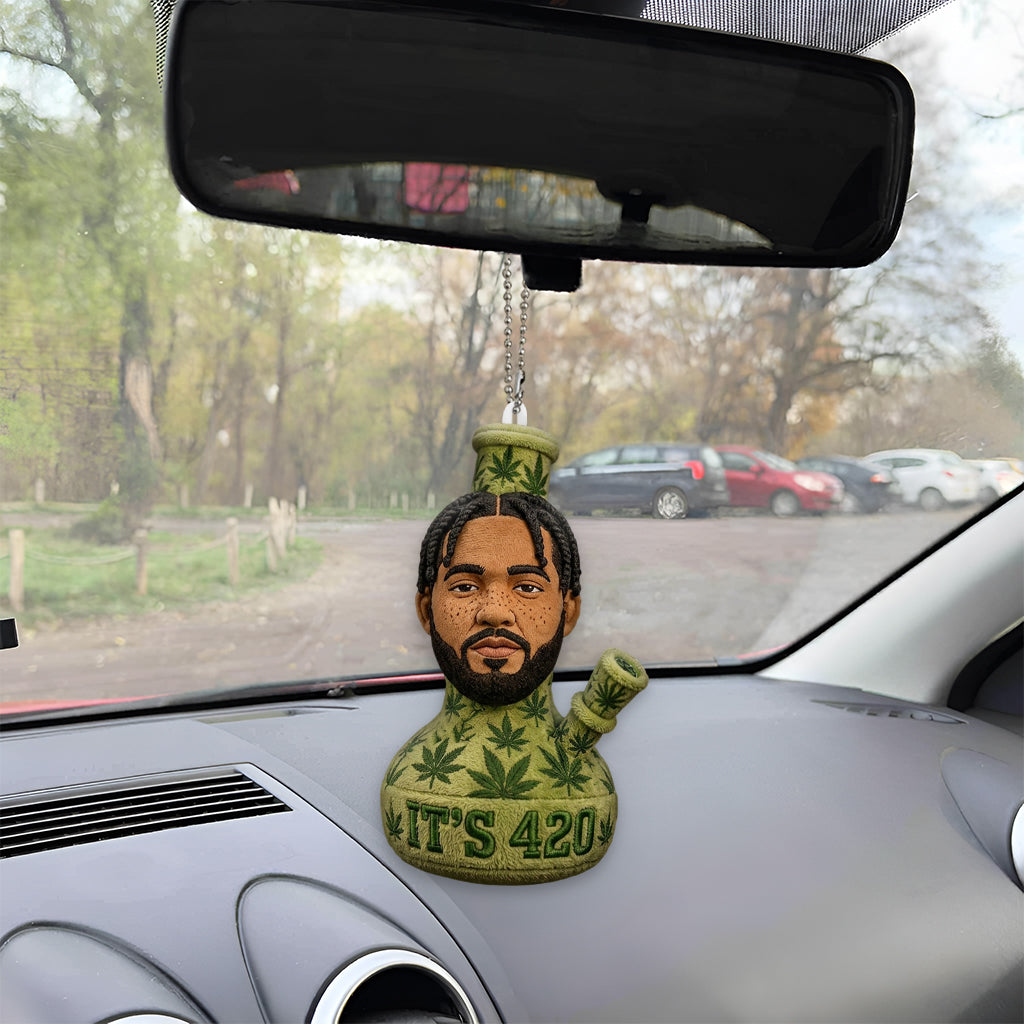 Any Photo Funny 420 Gift - Personalized Weed Plush Keychain