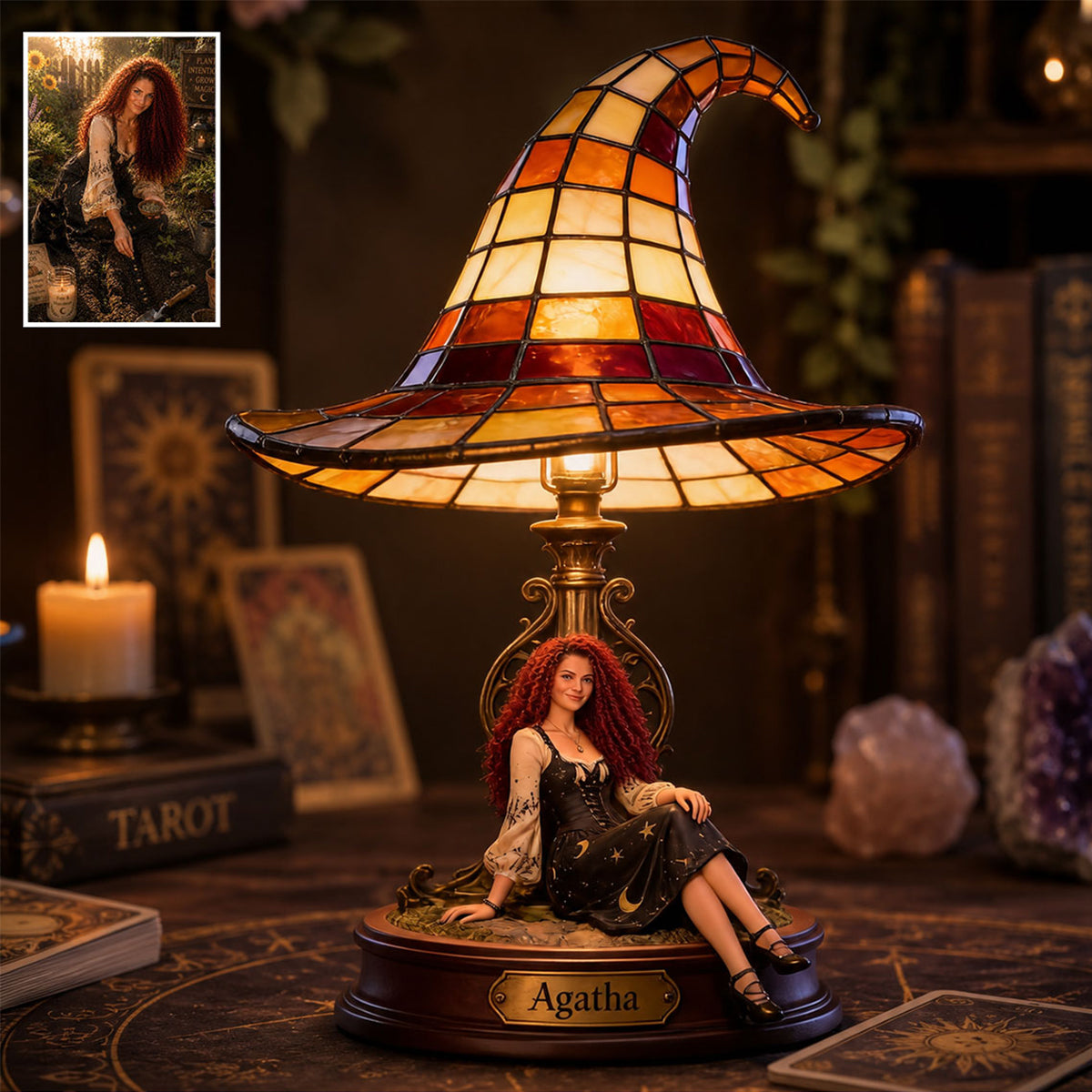Be A Witch - Personalized Witch Acrylic LED Night Light