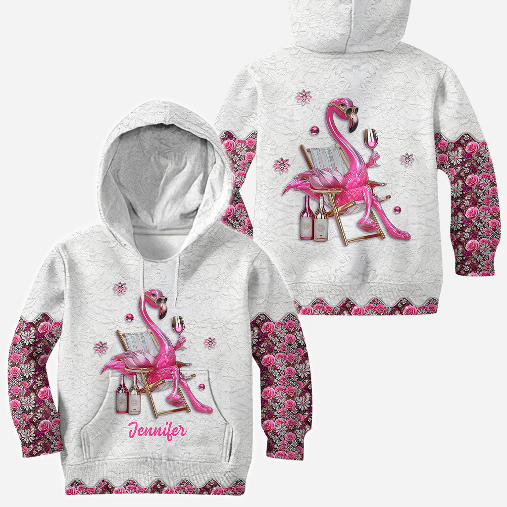 Be a Flamingo In a Flock of Pigeons - Personalized Flamingo All Over Shirt