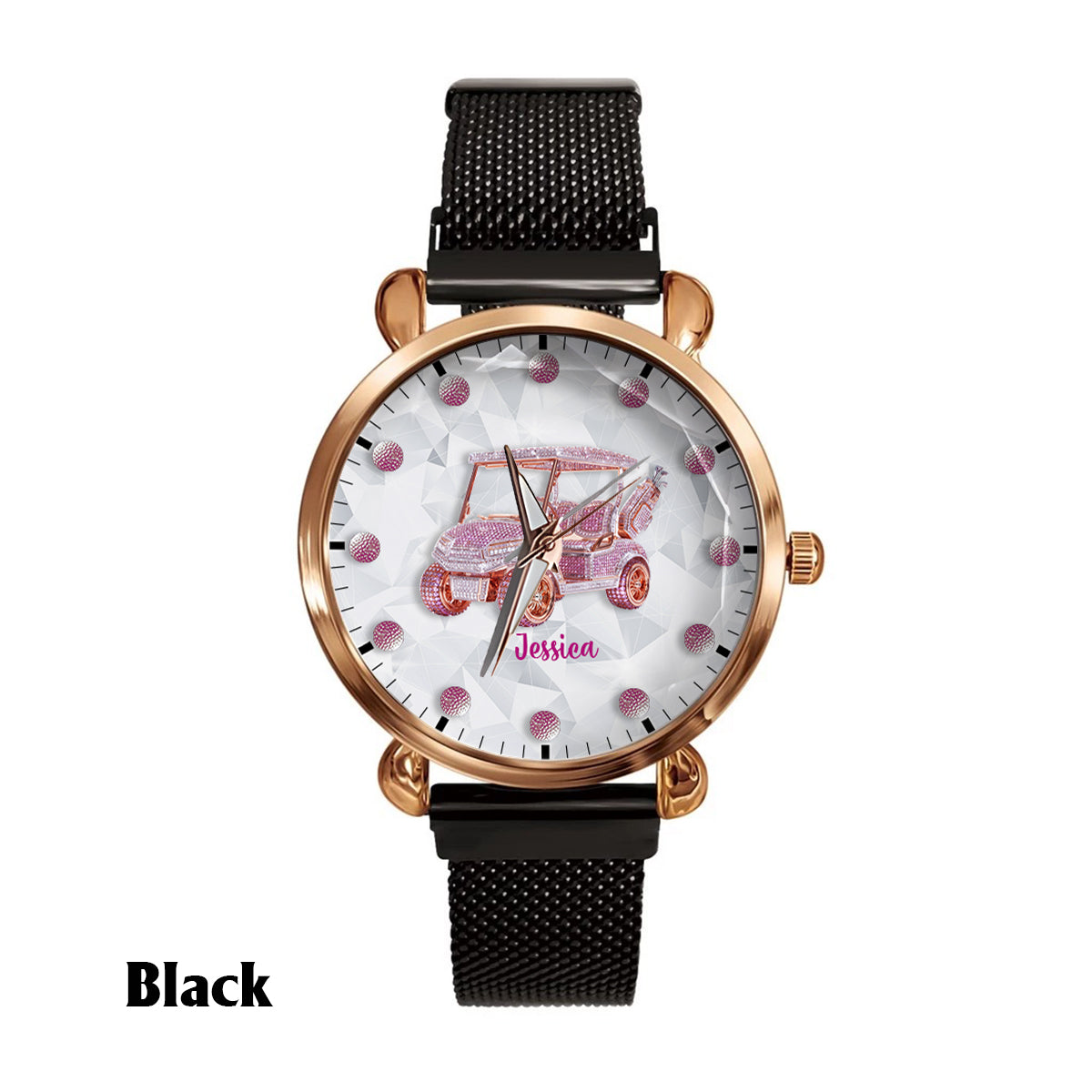 Goft Cart - Personalized Golf Women Hand Watch