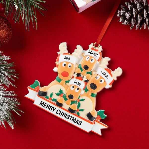 Any Family Name - Personalized Family Gift Ornament