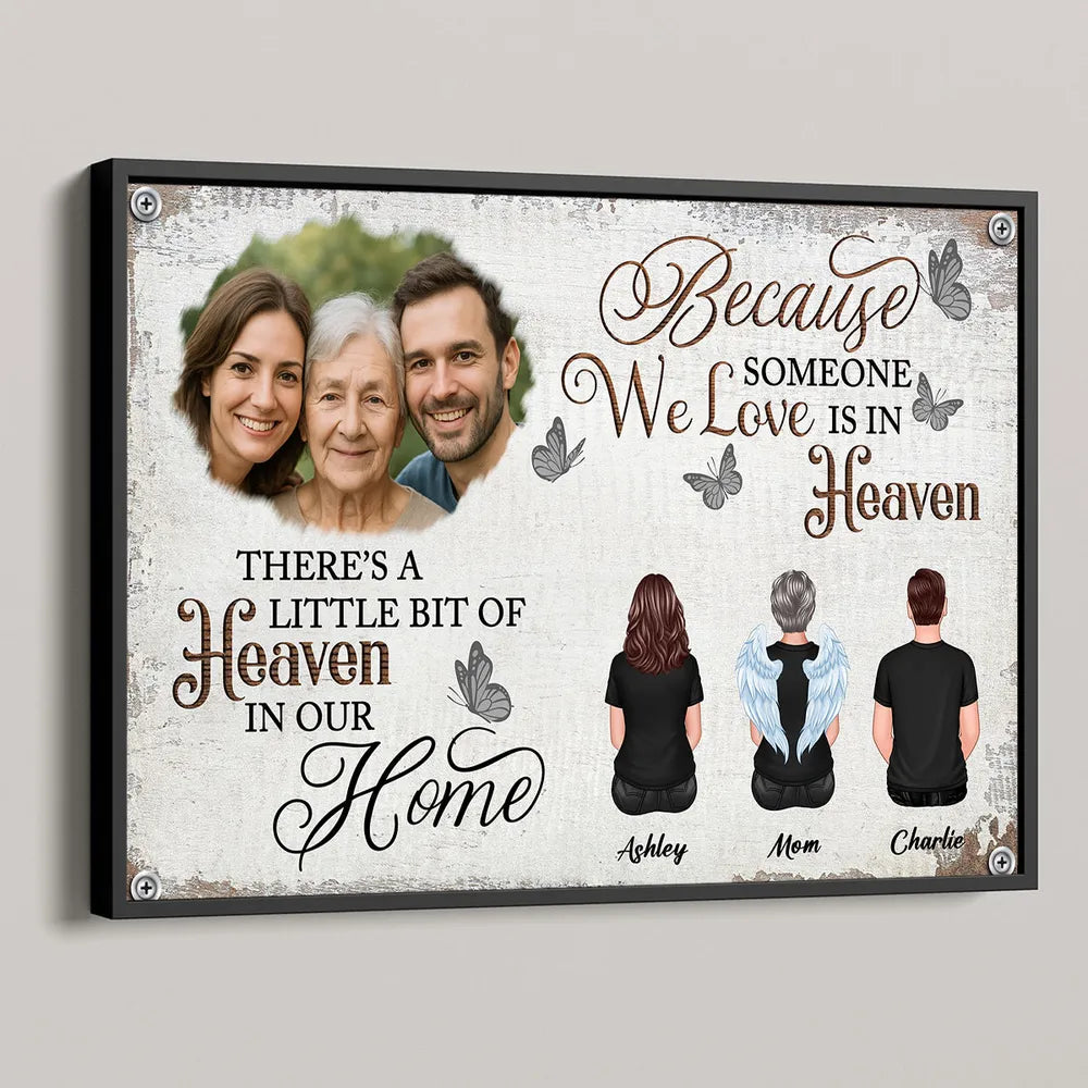 Memorial Poster or Canvas Tribute Gift with Personalized Design