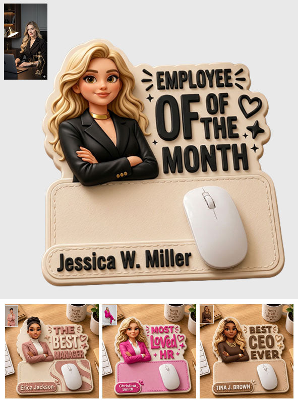 Gift For The Best Colleagues - Personalized Colleague Mouse Pad Custom Shape