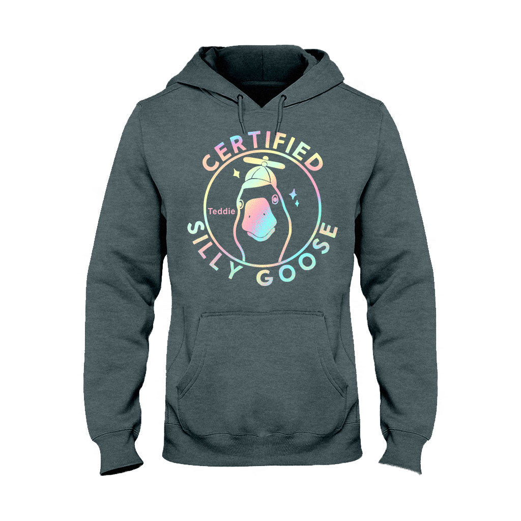 Certified Silly Goose - Personalized Sarcasm T-shirt And Hoodie