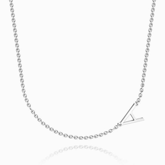One Letter - Personalized S925 Silver/14k Gold Letter Necklace