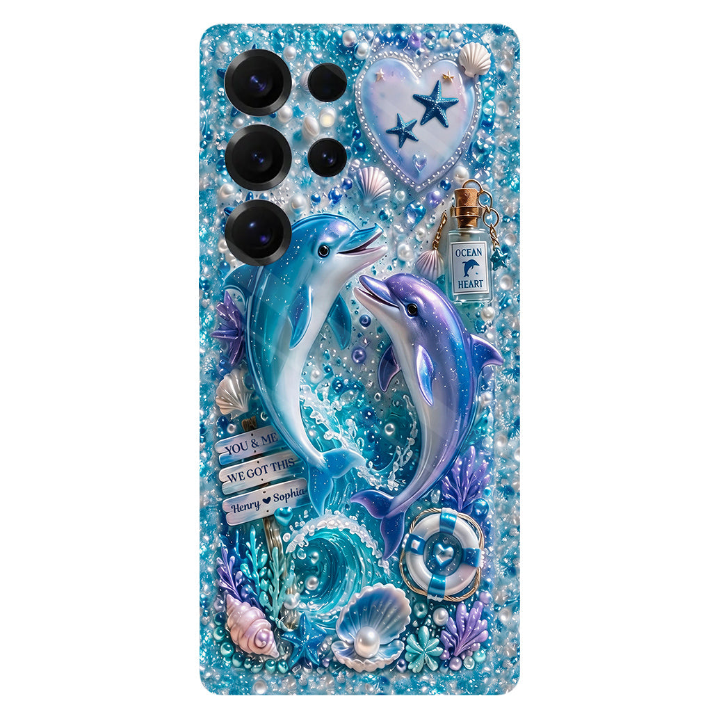 I'm Yours - Personalized Dolphin Full Print Phone Case
