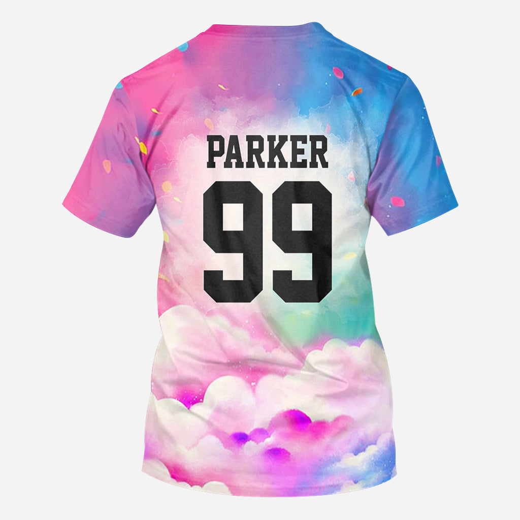 Football Mom - Personalized Football All Over Shirt