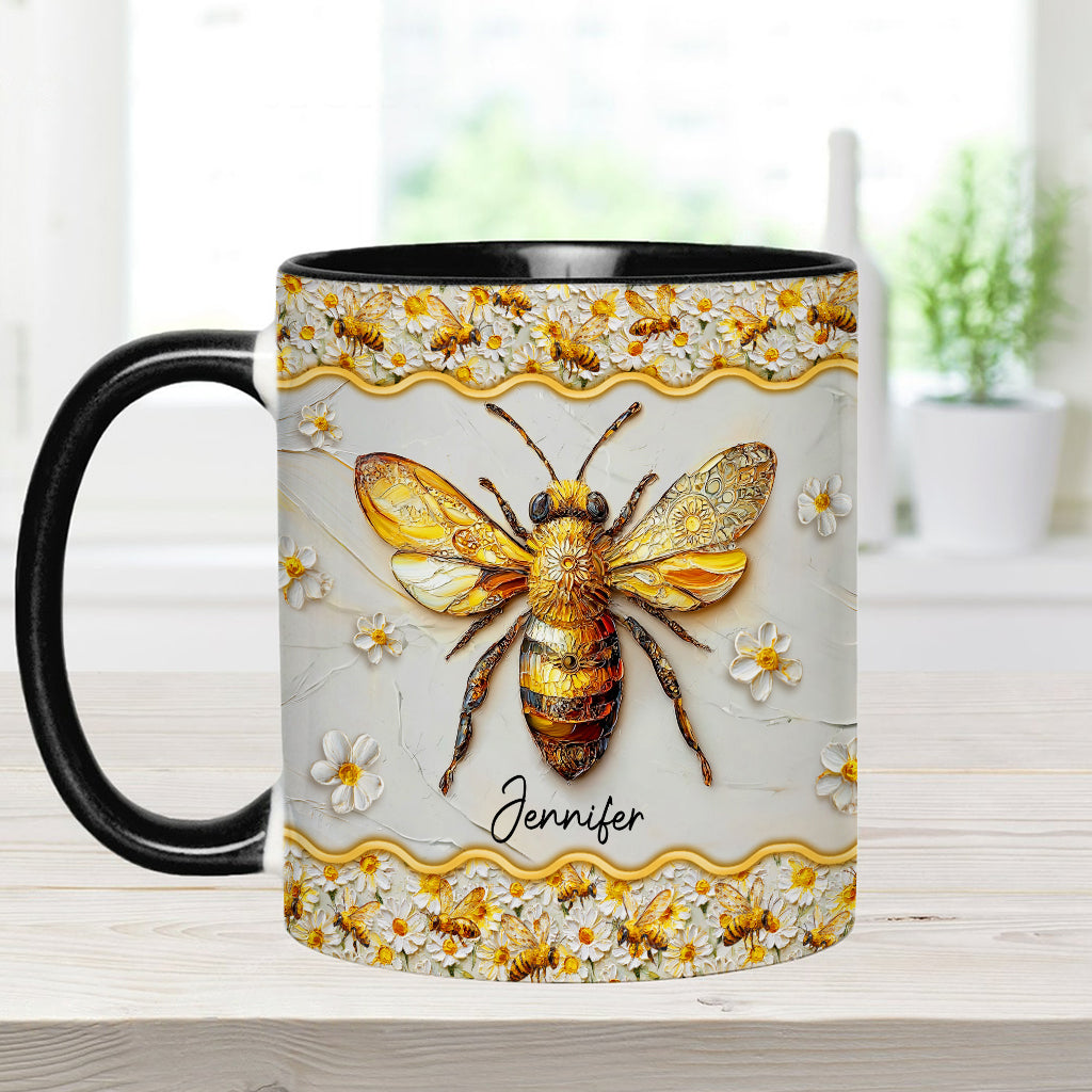 Beautiful Bees - Personalized Bee Accent Mug