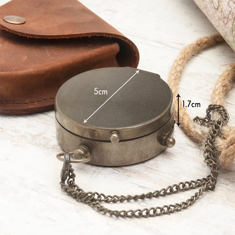 Enjoy The Ride - Personalized Biker Compass