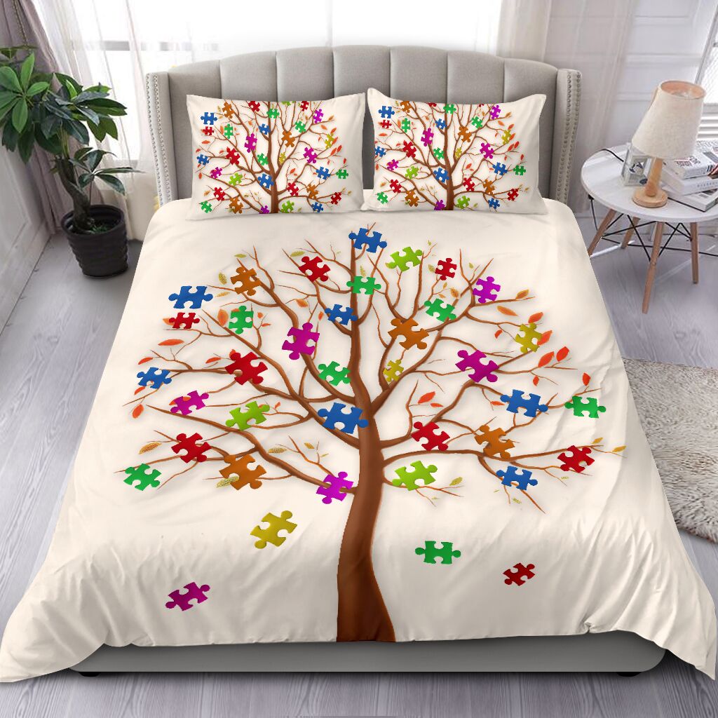 Grow Kindness Autism Awareness Bedding Set 0622