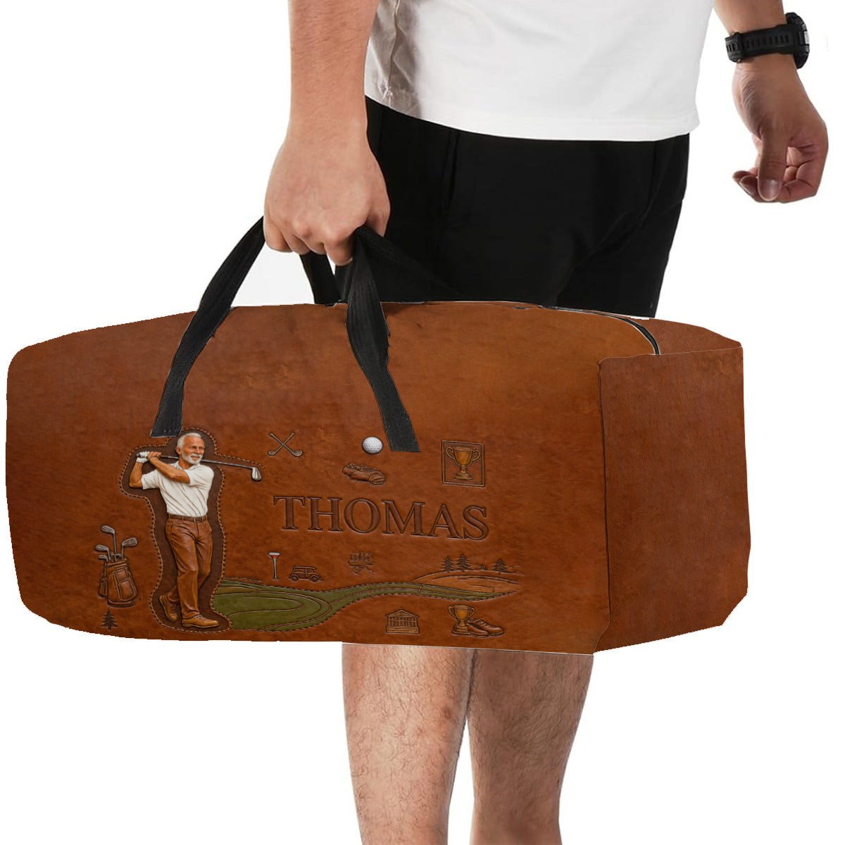 Born To Golf - Personalized Golf Duffle Bag