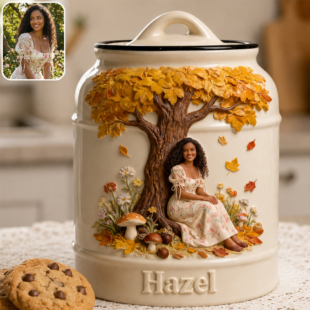 Autumn Garden - Personalized Self Love Cookie Jar