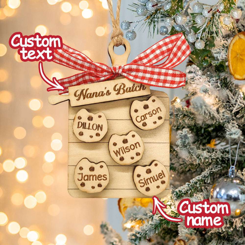 Grandma/Gigi/Nana's Batch - Personalized Grandma Family Gift Ornament