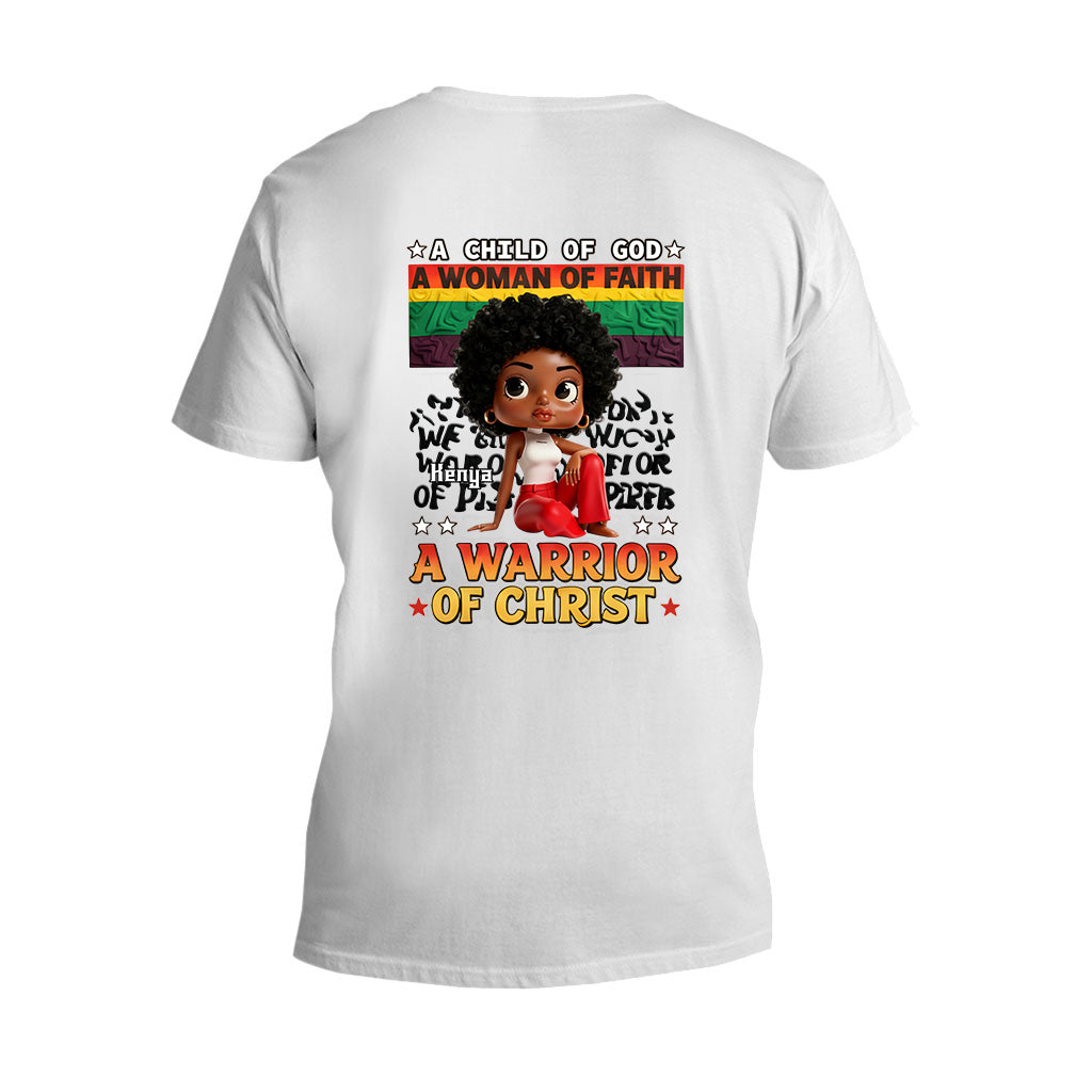 Faithful Black Woman - Personalized African American T-shirt And Hoodie
