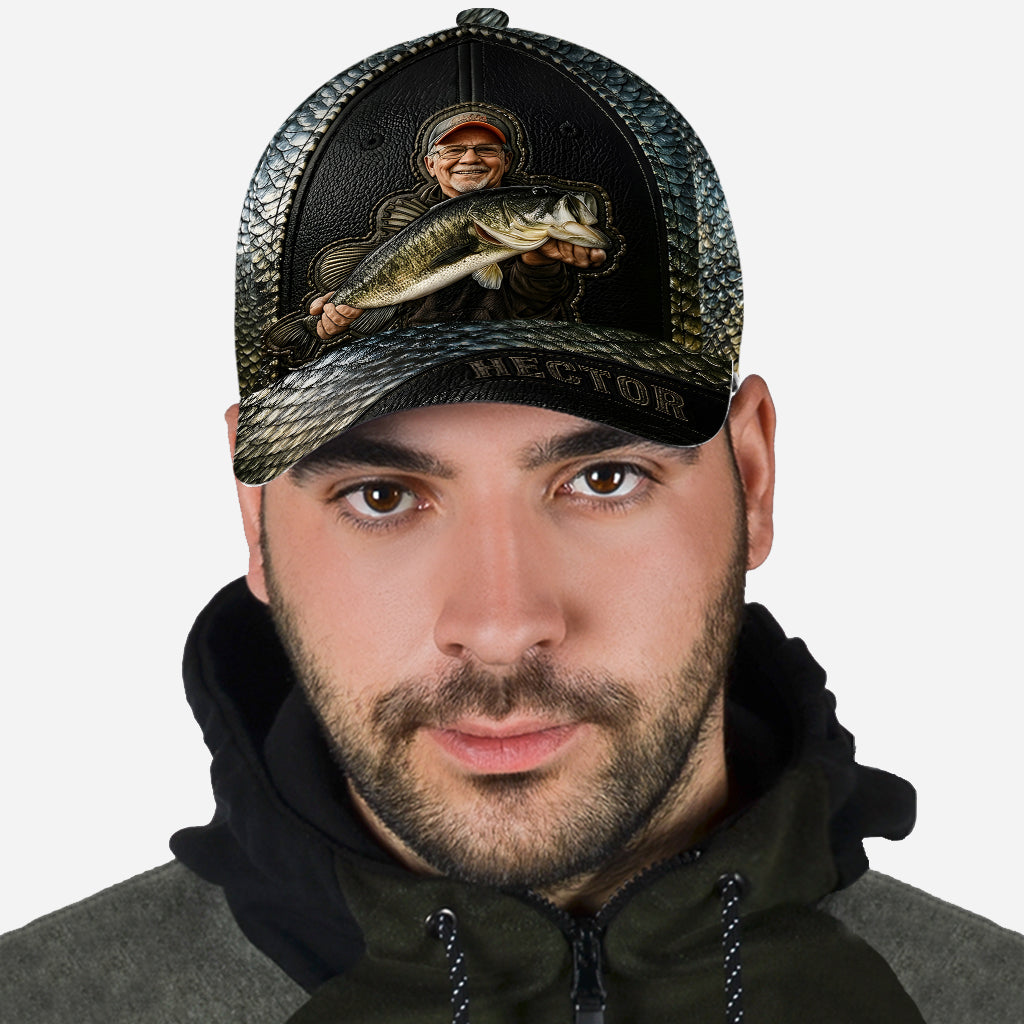 Custom Any Photo Love Fishing - Personalized Fishing Classic Cap