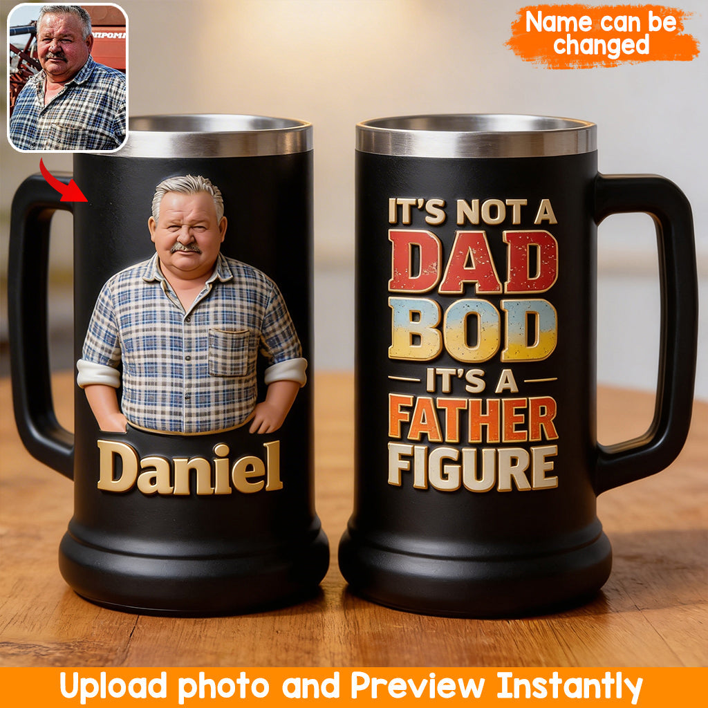 Dad Bod - Personalized Father Beer Stein