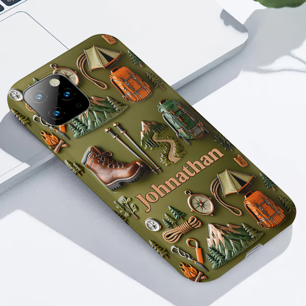 Hiking Makes Me Happy - Personalized Hiking Full Print Phone Case