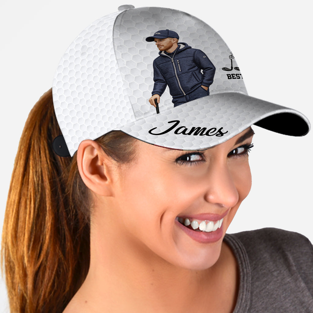 Best Dad By Par - Personalized Golf Classic Cap